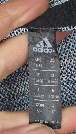 Adidas Women’s Black Full Zip Hoodie S 8-10 Parley Recycled Fabric