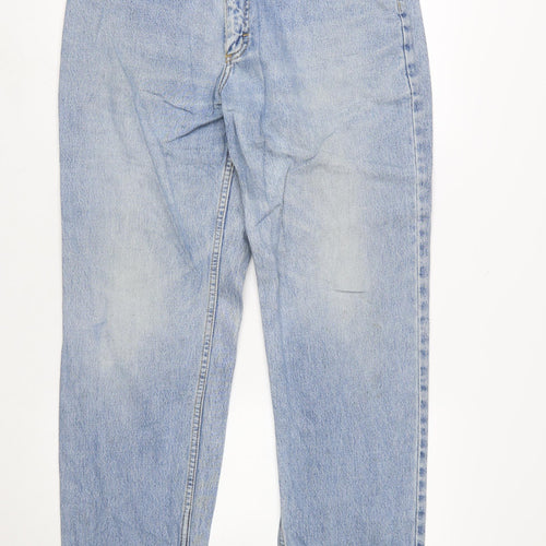 Lee Men's Blue Light Wash Straight Jeans Size 33x30 Regular Fit