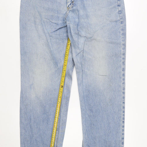 Lee Men's Blue Light Wash Straight Jeans Size 33x30 Regular Fit