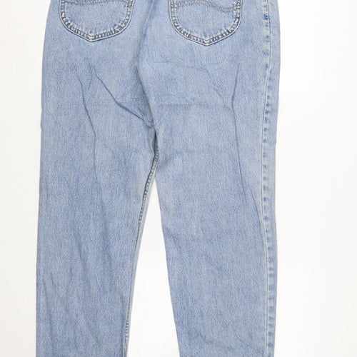 Lee Men's Blue Light Wash Straight Jeans Size 33x30 Regular Fit