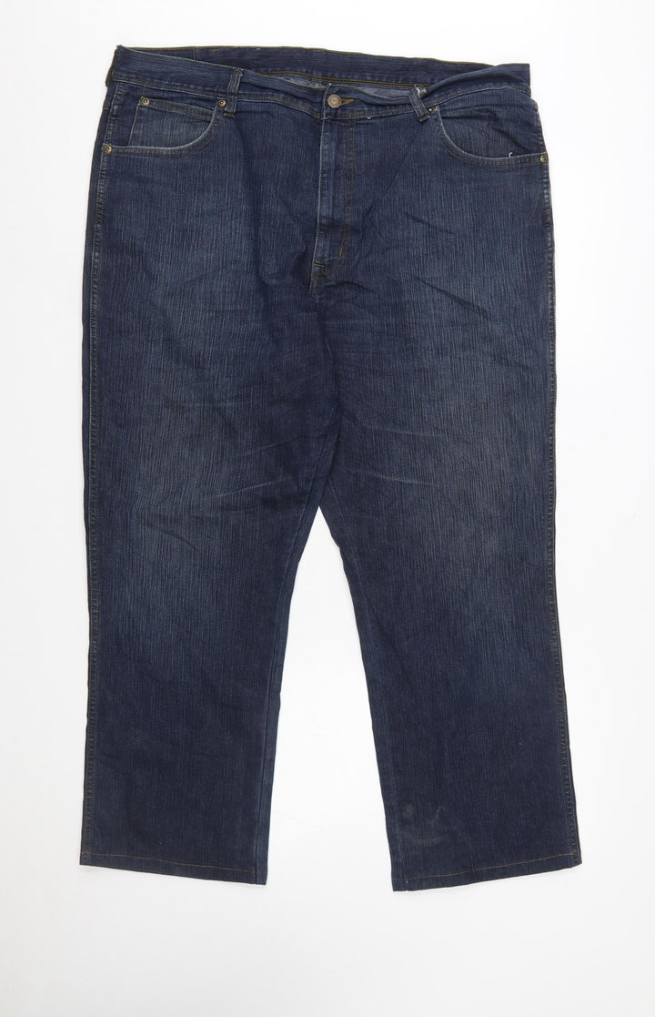 Wrangler Men's Blue Regular Fit Straight Leg Jeans W40 L32