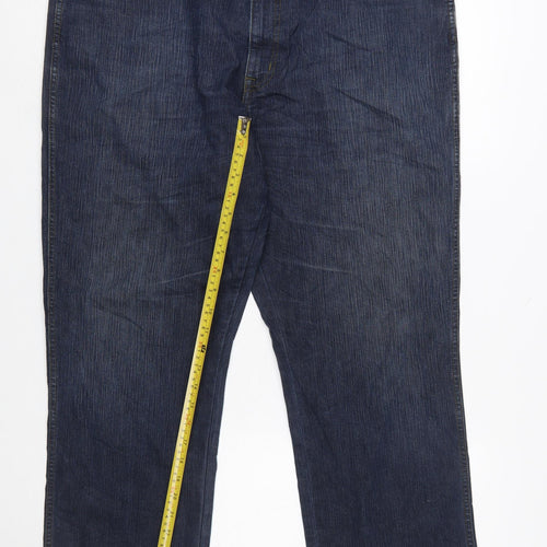 Wrangler Men's Blue Regular Fit Straight Leg Jeans W40 L32