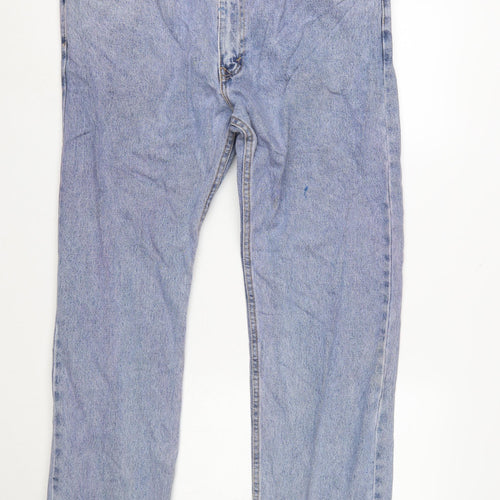 Levi’s 505 Men’s Blue Denim Straight Jeans W38 L30 Regular Fit