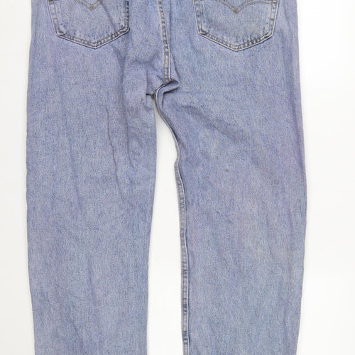 Levi’s 505 Men’s Blue Denim Straight Jeans W38 L30 Regular Fit