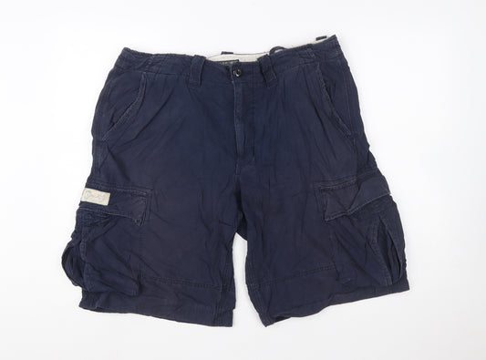 Polo Jeans Ralph Lauren Men's Blue Cargo Shorts Size 36 Regular Fit