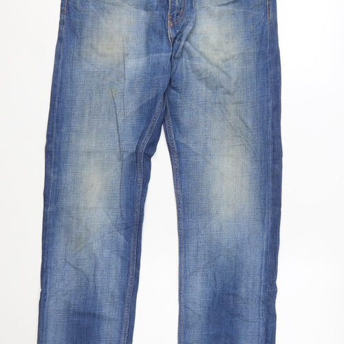 Levi Strauss & Co 504 Men's Blue Straight Leg Denim Jeans W32 L34