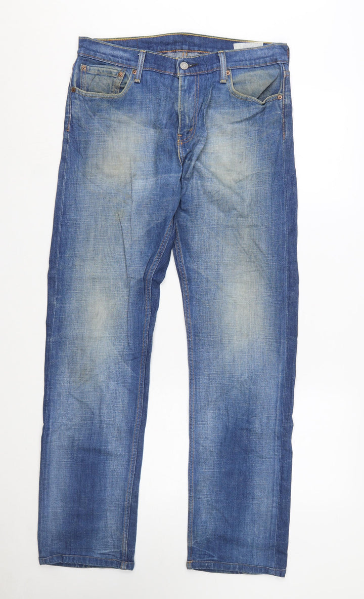 Levi Strauss & Co 504 Men's Blue Straight Leg Denim Jeans W32 L34