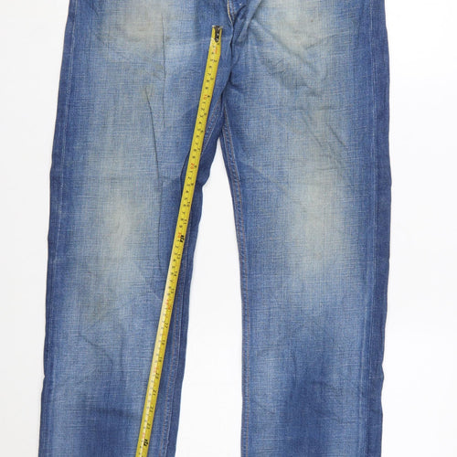 Levi Strauss & Co 504 Men's Blue Straight Leg Denim Jeans W32 L34
