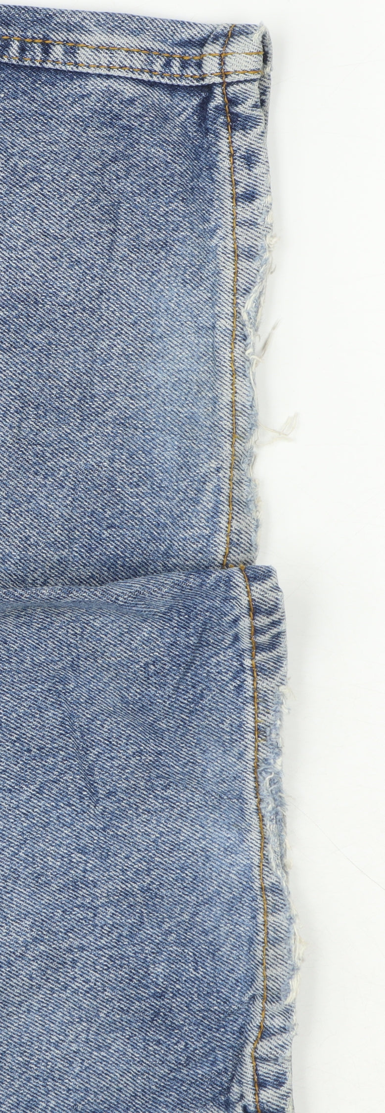 Wrangler Men's Blue 36x34 Straight Leg Vintage Denim Jeans