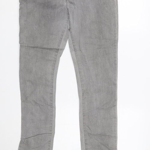 Levi's Women's Grey Mid Rise Skinny Jeans Size 12 Regular