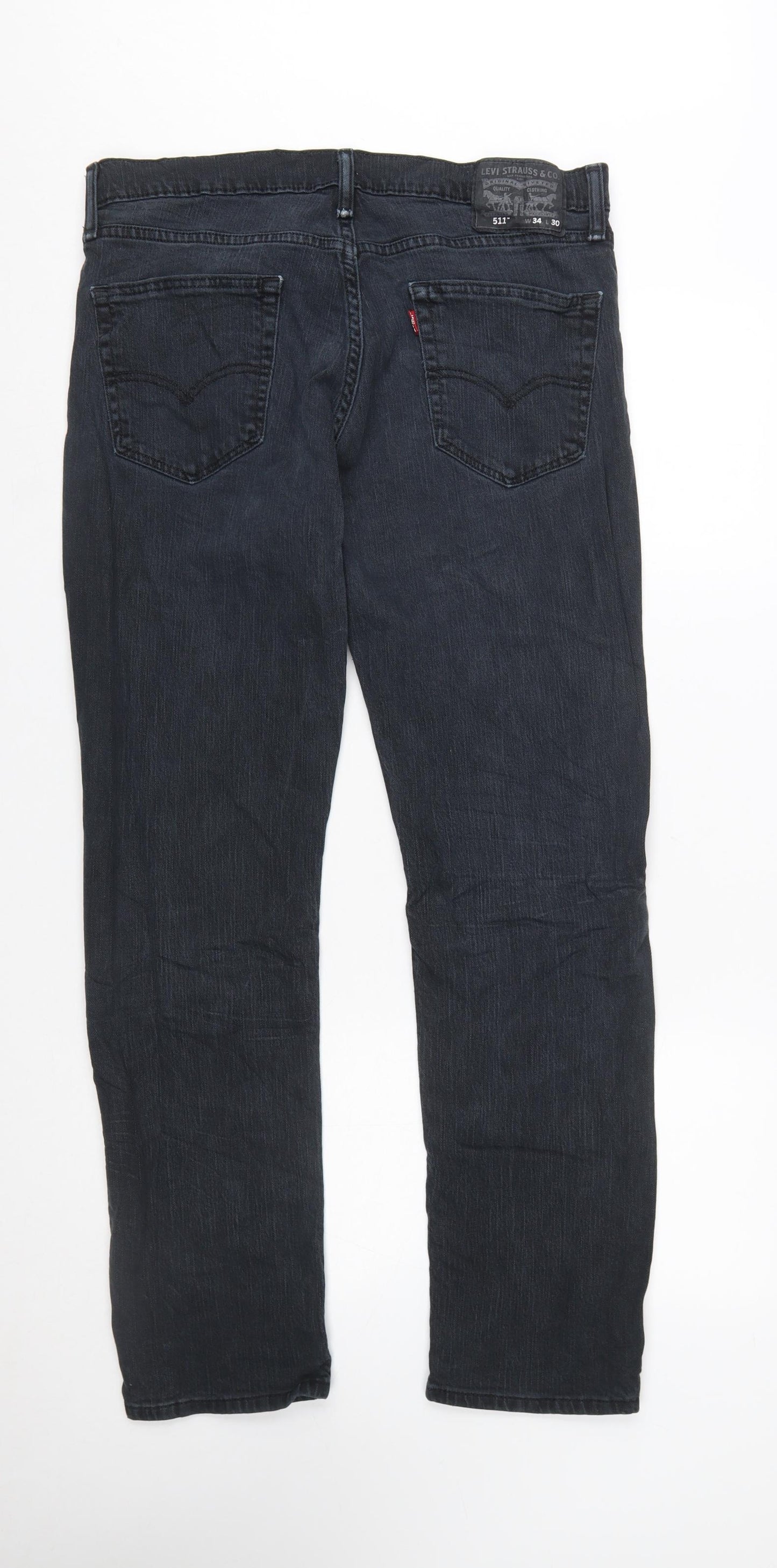 Levi's 511 Men's Blue Slim Fit Jeans W34 L30 Denim Classic