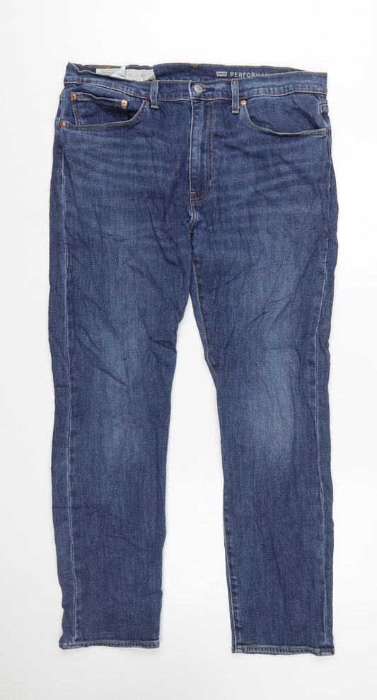 Levi's 502 Men's Blue 36W 32L Straight Fit Denim Jeans