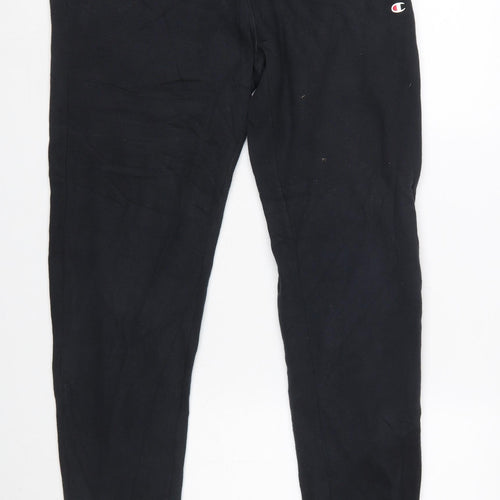 Champion Men's Black Jogger Sweatpants L Regular Fit Casual