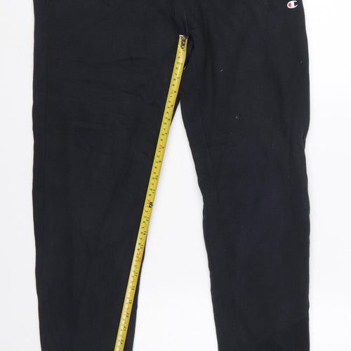 Champion Men's Black Jogger Sweatpants L Regular Fit Casual