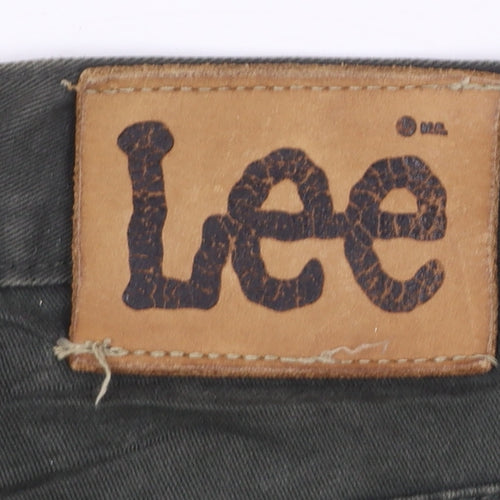 Lee Men's Green Chicago Straight Fit Jeans 29x32 Cotton Denim