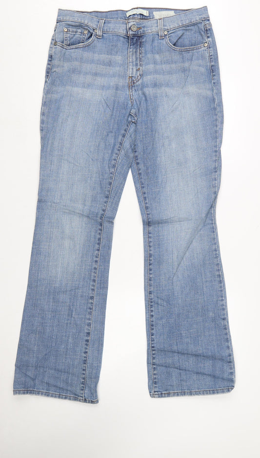 Levi Strauss Women's Blue Bootcut 515 Jeans Size 12 Regular Denim