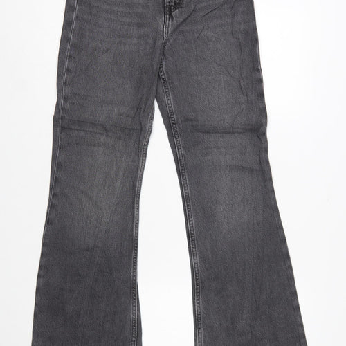 Levi's Women's Grey 70s High Flare Jeans Size 8 Regular High Rise