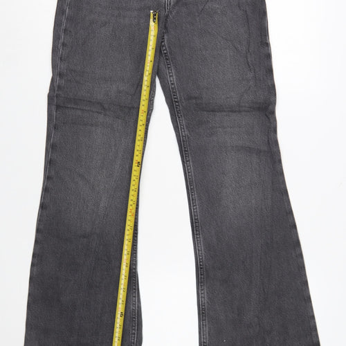 Levi's Women's Grey 70s High Flare Jeans Size 8 Regular High Rise
