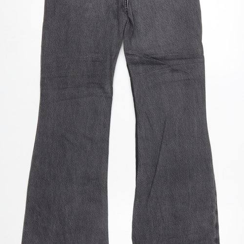 Levi's Women's Grey 70s High Flare Jeans Size 8 Regular High Rise