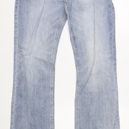 Wrangler Retro Slim Boot Light Blue Men's Jeans 30x34 Denim Classic