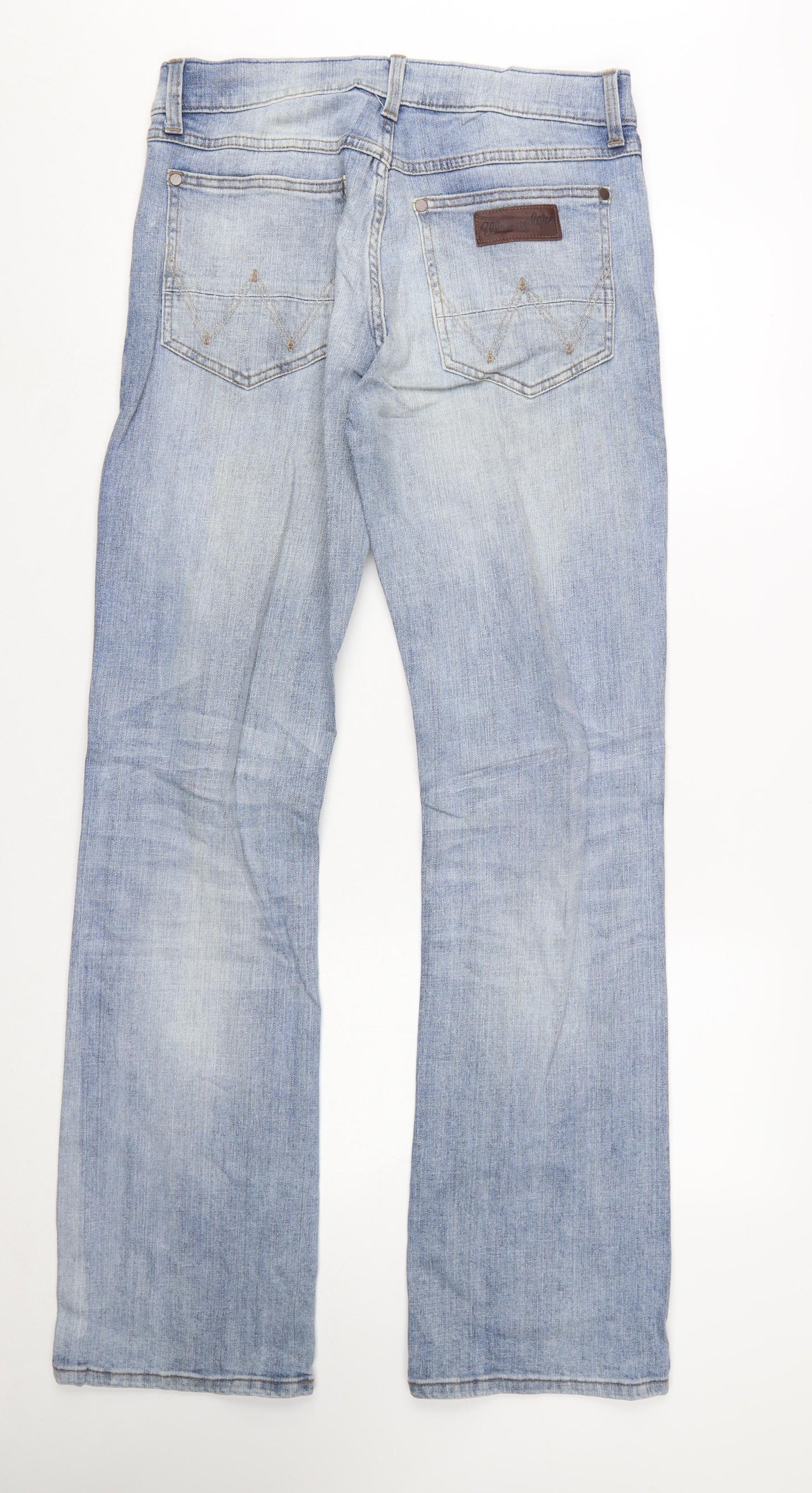 Wrangler Retro Slim Boot Light Blue Men's Jeans 30x34 Denim Classic