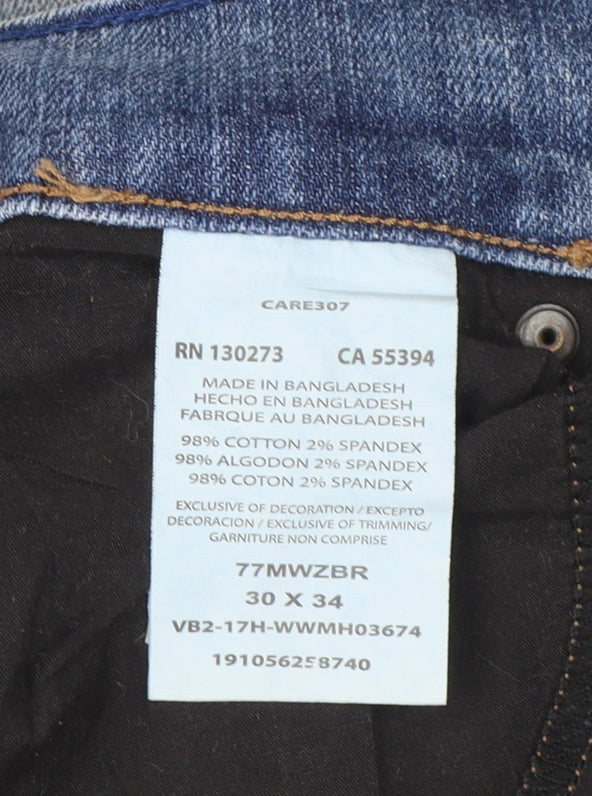 Wrangler Retro Slim Boot Light Blue Men's Jeans 30x34 Denim Classic