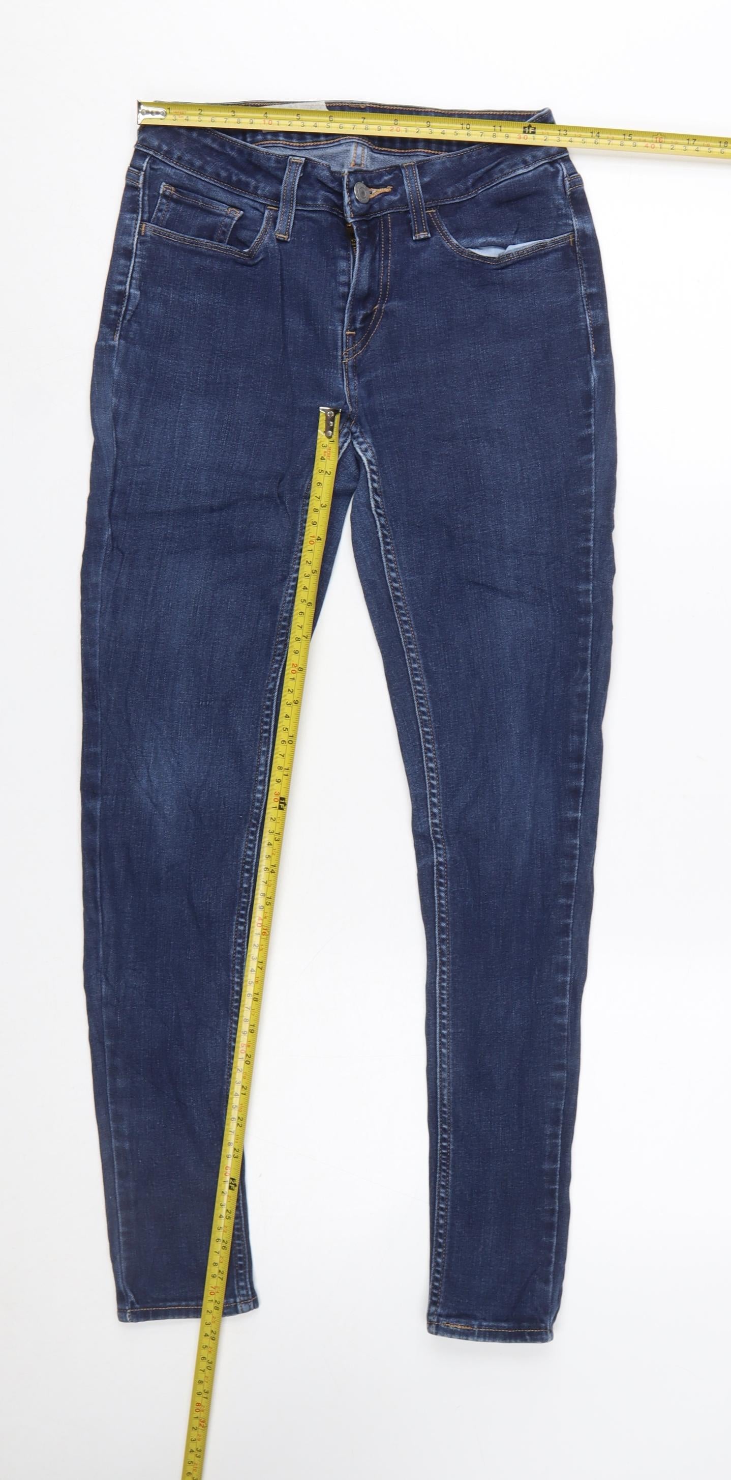 Levi's Women's Blue 535 Super Skinny Denim Jeans Size 27