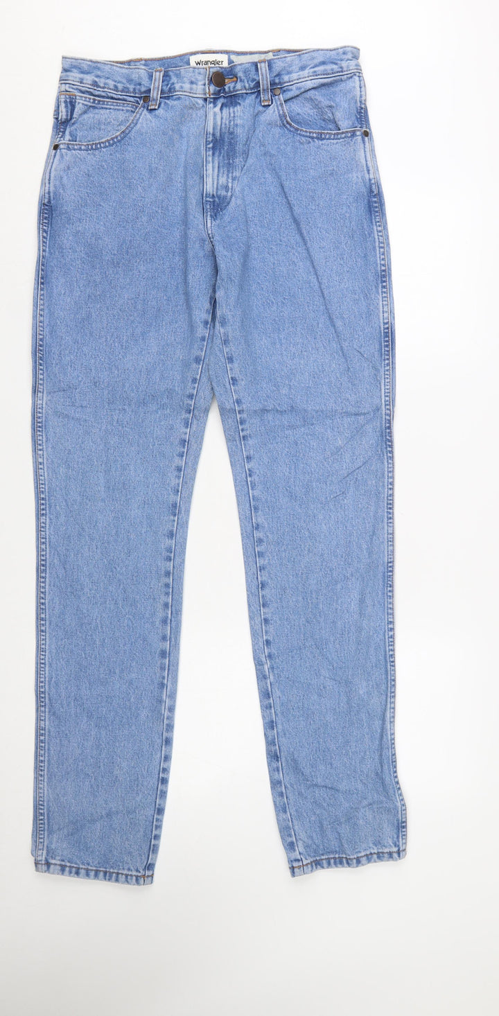 Wrangler Men’s Blue Tapered Denim Jeans 31x34 Classic Fit