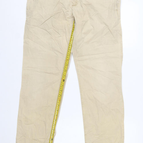 Stone Island Men's Beige Chino Trousers Slim Fit W33 L34