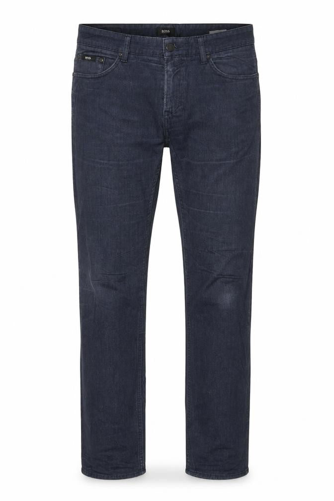 Hugo Boss Men's Blue Straight Fit Stretch Denim Jeans 34/34