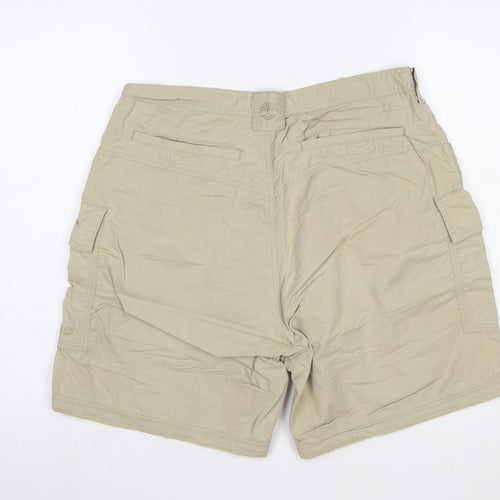 Timberland Men's Beige 36 Cargo Shorts Cotton Nylon Outdoor