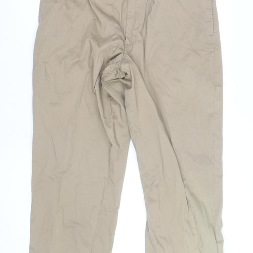 Dockers Men's Beige Chino Trousers W38 L32 Cotton Stretch Regular Fit