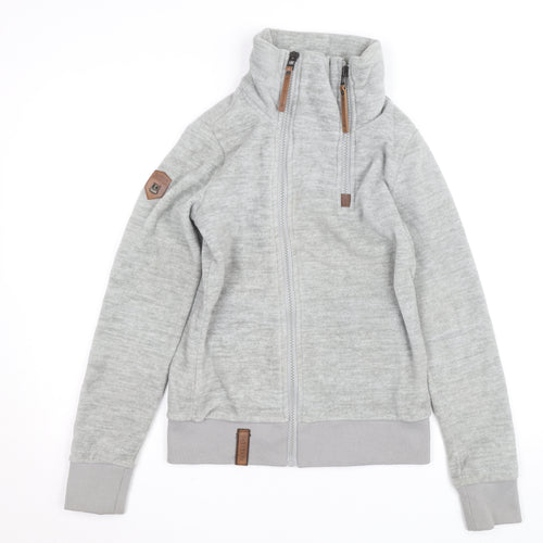 Naketano Men’s Grey Full Zip Fleece Jumper Small