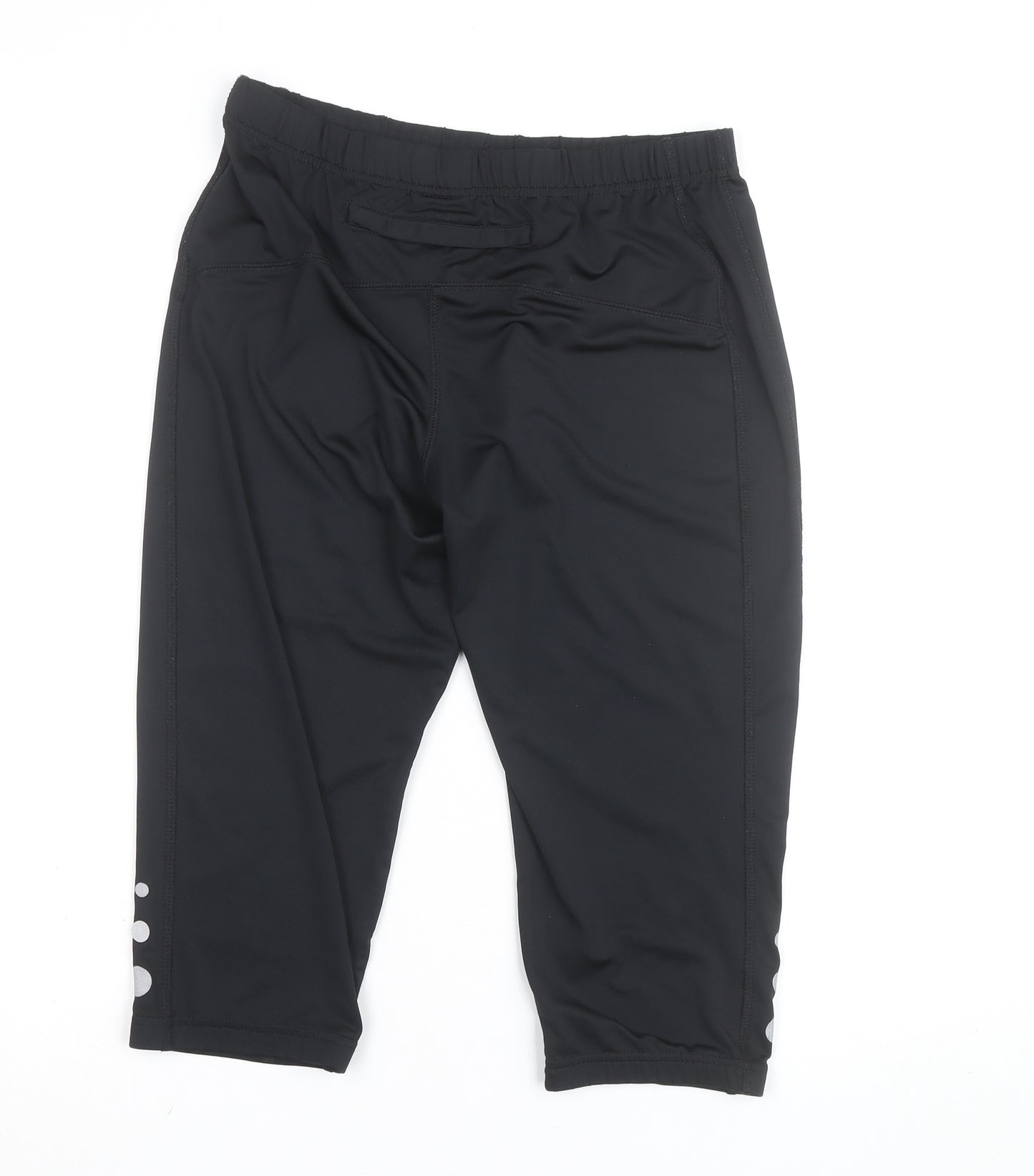 Crivit Women's Black Capri Activewear Trousers Size 14 Quick Dry