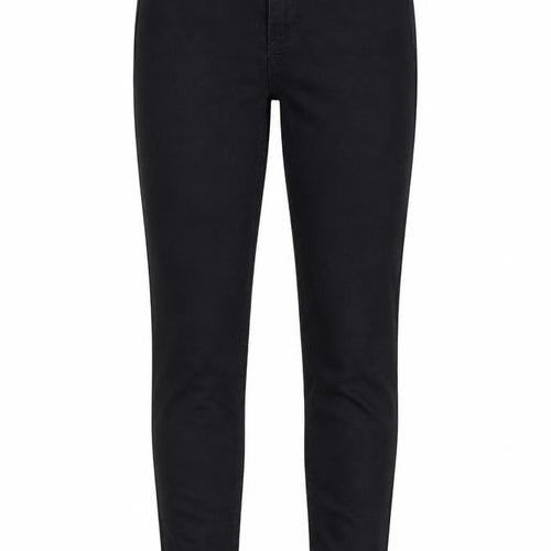 Denim & Co. Women's Black Skinny Jeans Size 8 Mid Rise Stretch Denim