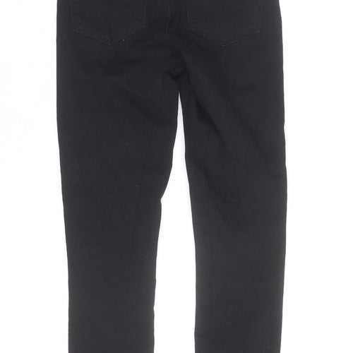 Denim & Co. Women's Black Skinny Jeans Size 8 Mid Rise Stretch Denim