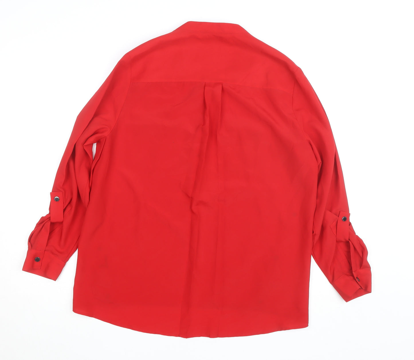 Star by Julien Macdonald Red Women's Size 12 Tunic Blouse