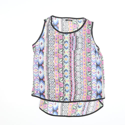 Quiz Womens Multicoloured Bohemian XL Sleeveless Camisole Top