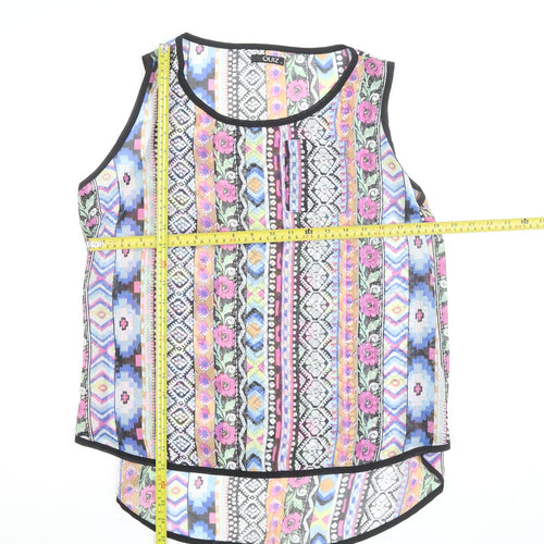 Quiz Womens Multicoloured Bohemian XL Sleeveless Camisole Top
