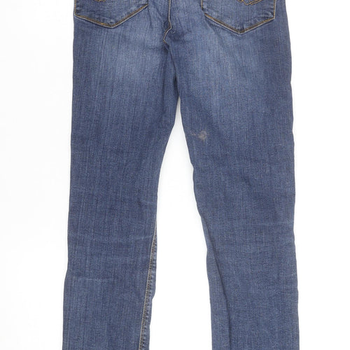 Dunnes Stores Women Blue Straight Jeans Size 10 Classic Fit Denim