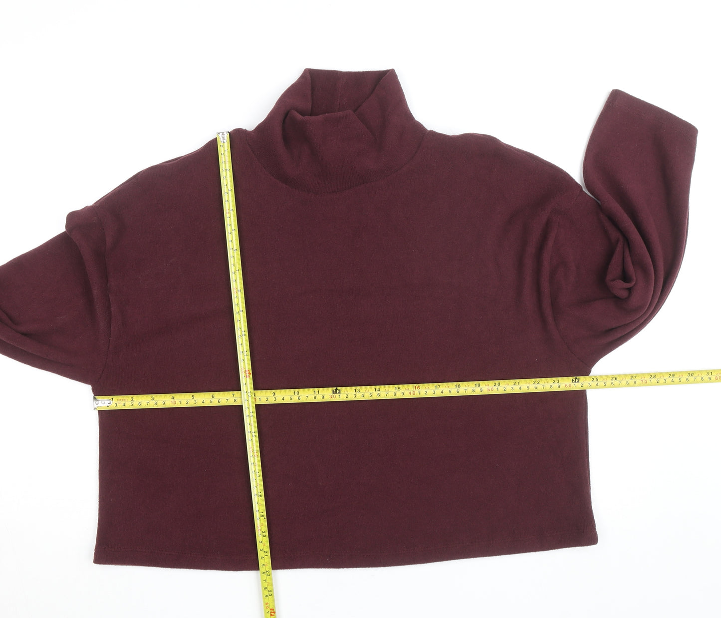Dunnes Women’s Purple Roll Neck Long Sleeve Pullover Jumper L