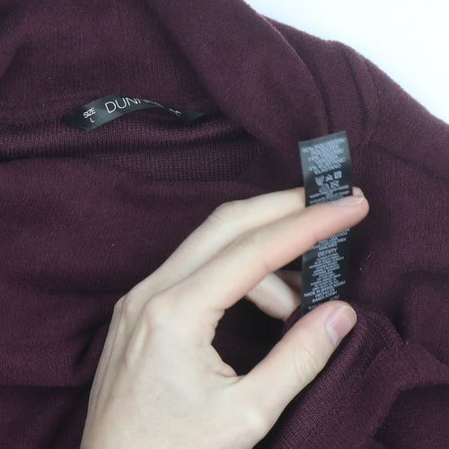 Dunnes Women’s Purple Roll Neck Long Sleeve Pullover Jumper L