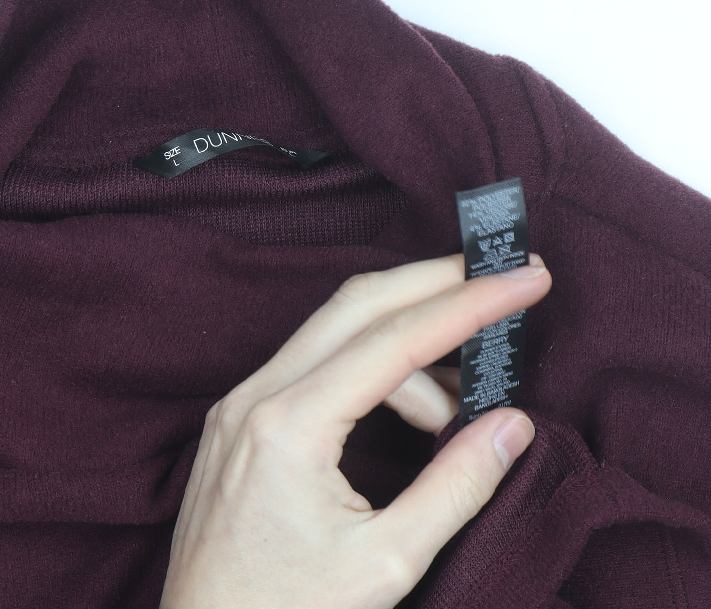 Dunnes Women’s Purple Roll Neck Long Sleeve Pullover Jumper L