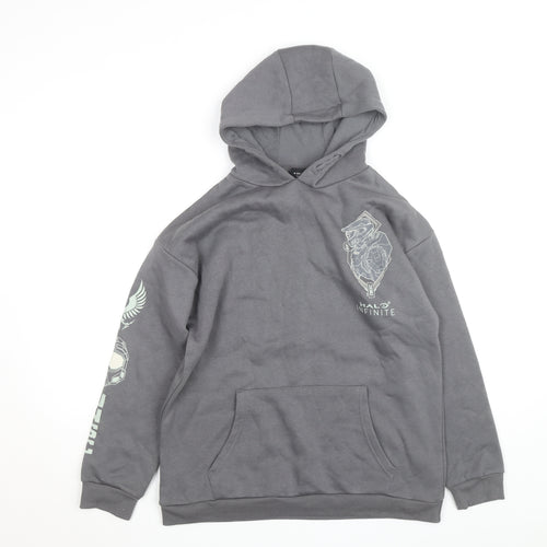 Halo Infinite Boys Grey Pullover Hoodie M 12-13 Years Graphic Print Primark