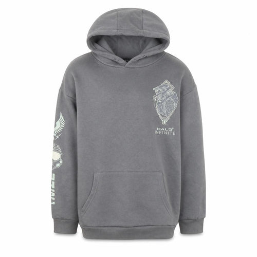 Halo Infinite Boys Grey Pullover Hoodie M 12-13 Years Graphic Print Primark