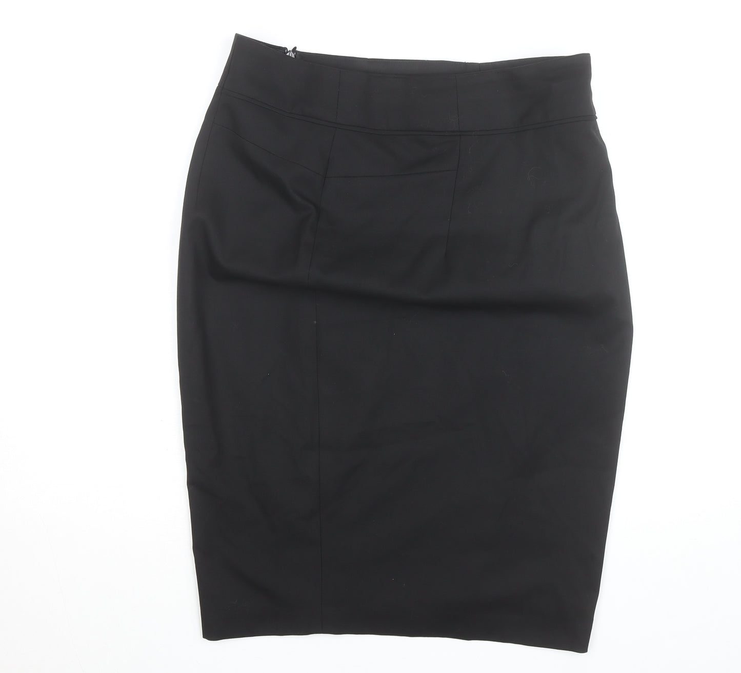 Next Women Black Size 14 Pencil Skirt Tailoring Workwear Knee Length