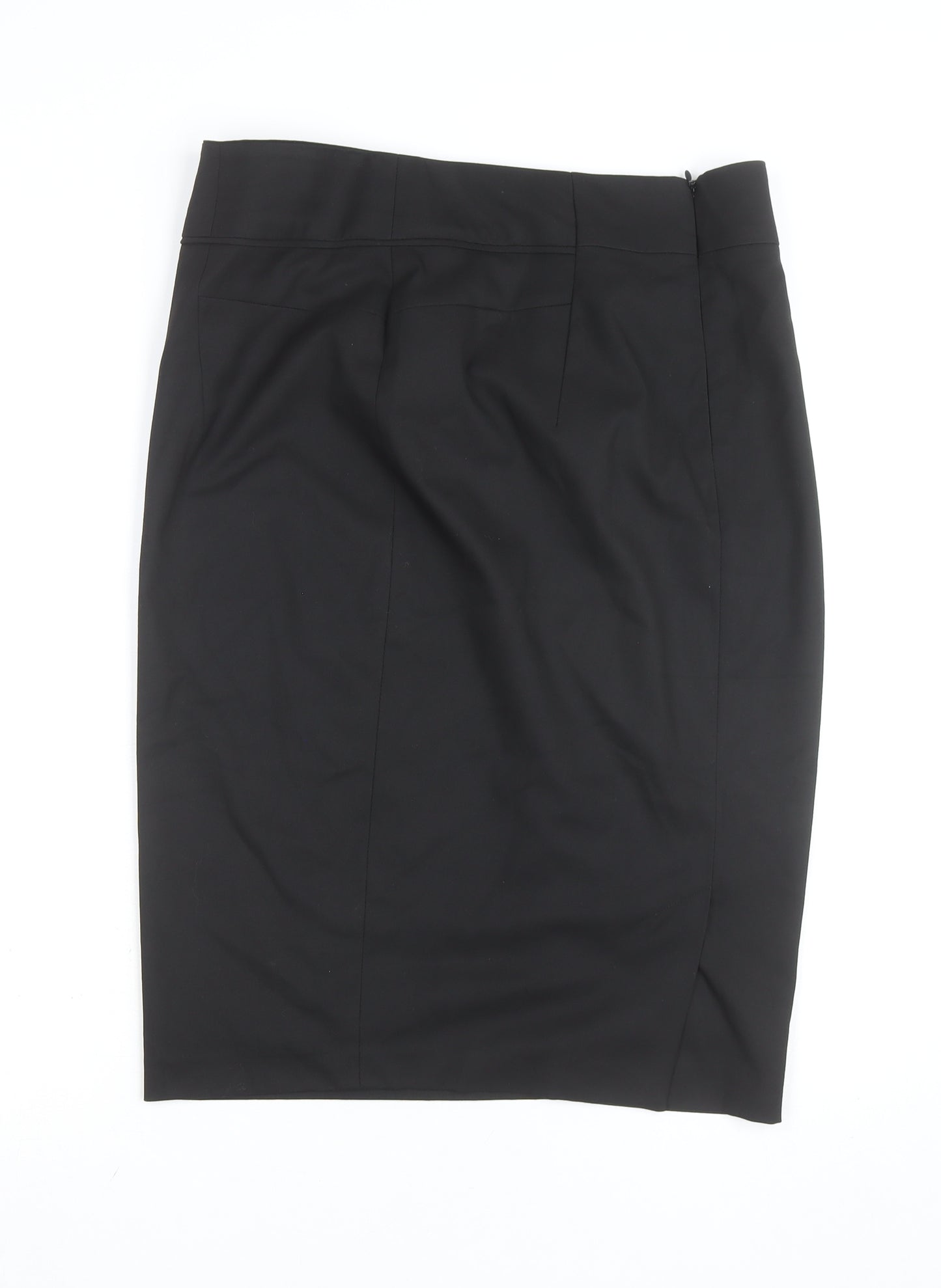Next Women Black Size 14 Pencil Skirt Tailoring Workwear Knee Length