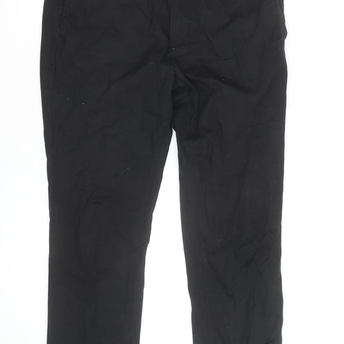 Burton Menswear London Black Slim Fit Chino Trousers Womens Size 20