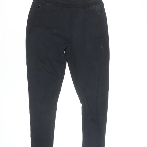 Puma Womens Black Slim Fit Jogger Trousers Size 10