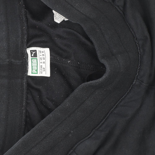 Puma Womens Black Slim Fit Jogger Trousers Size 10